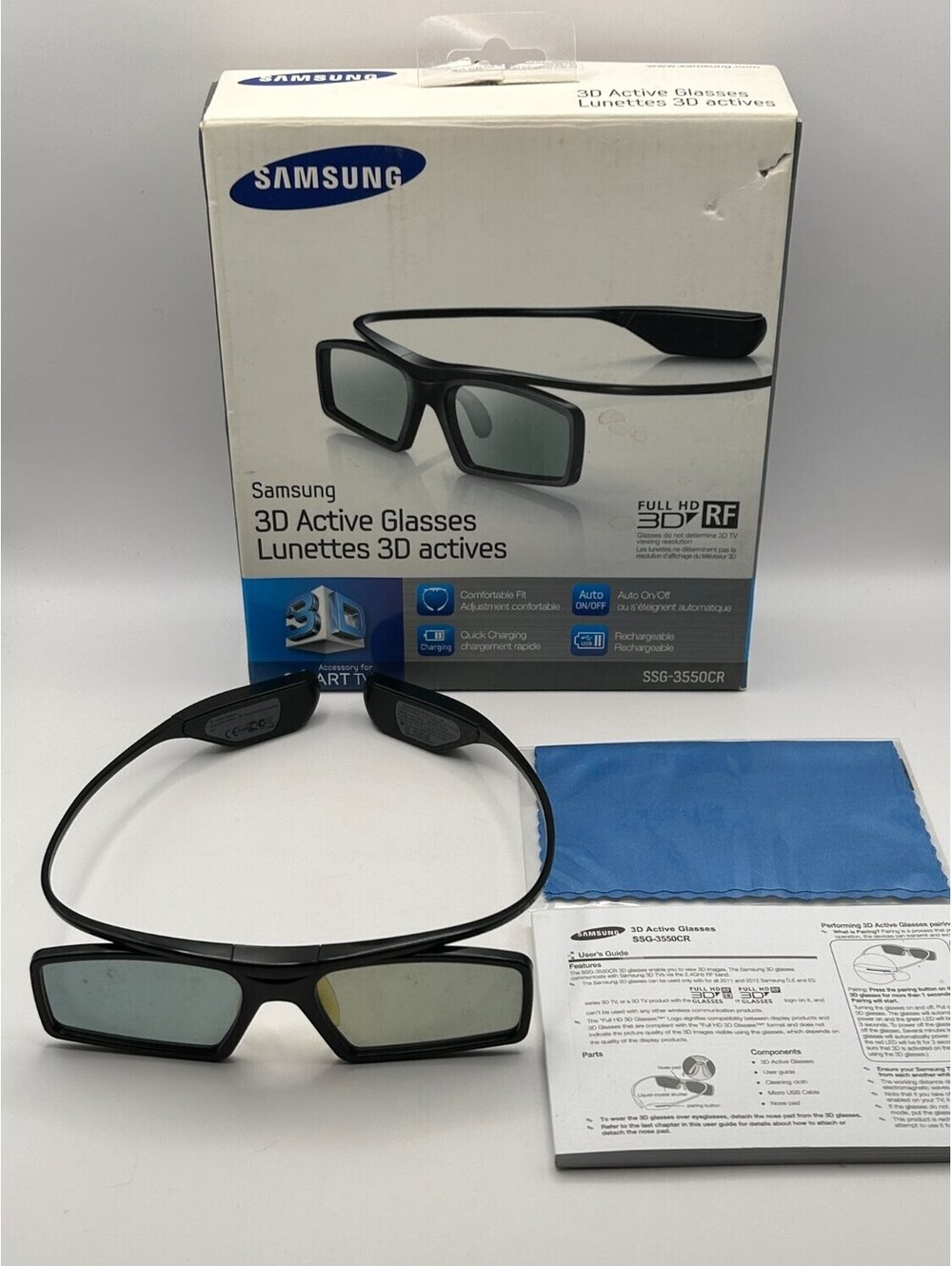 Samsung SSG-3550CR 3D active shutter glasses Black Auto On/Off